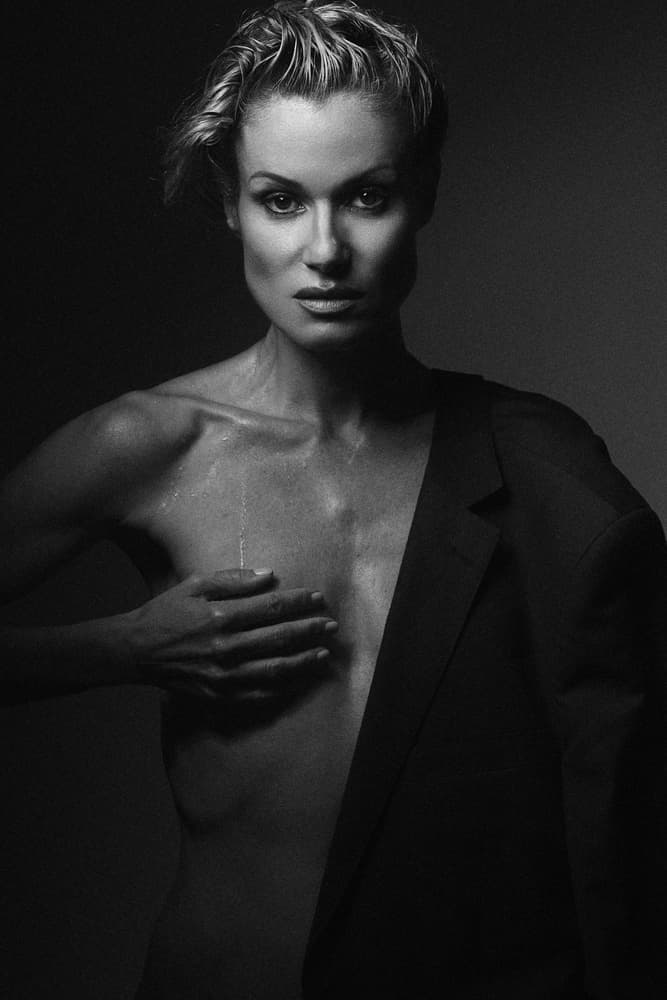Strong Woman Portrait by Christophe CLOVIS — canvas wall art