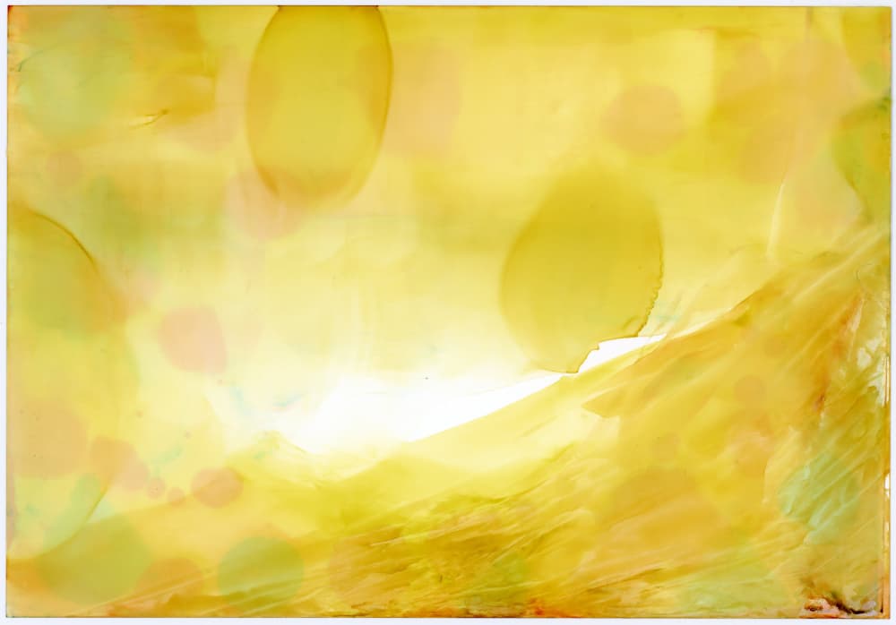 Golden Abstract Glow by Breanna Megan Studio — canvas wall art