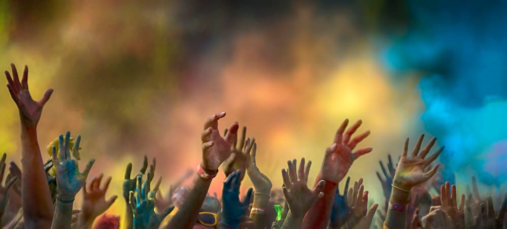 Joyful Color Festival by Antonyus Bunjamin (Abe) — canvas wall art