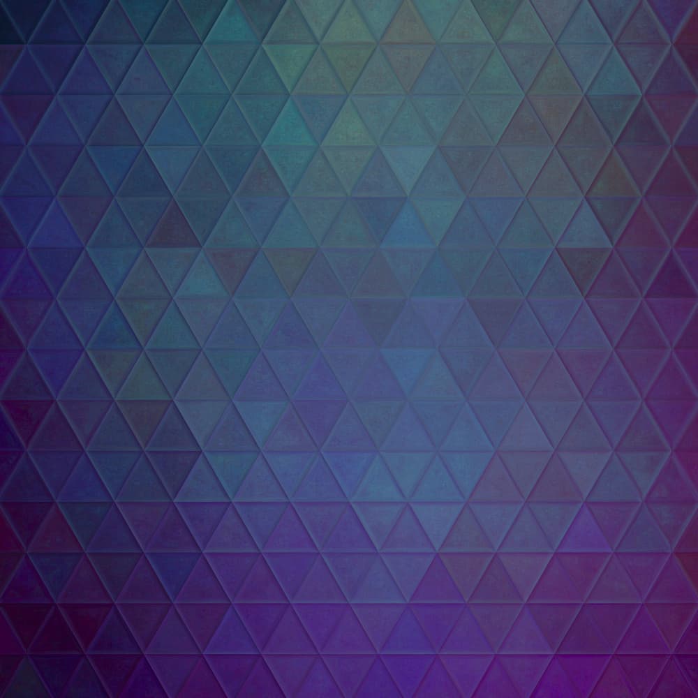 Deep Blue Triangle Pattern by Justyna Jaszke — canvas wall art