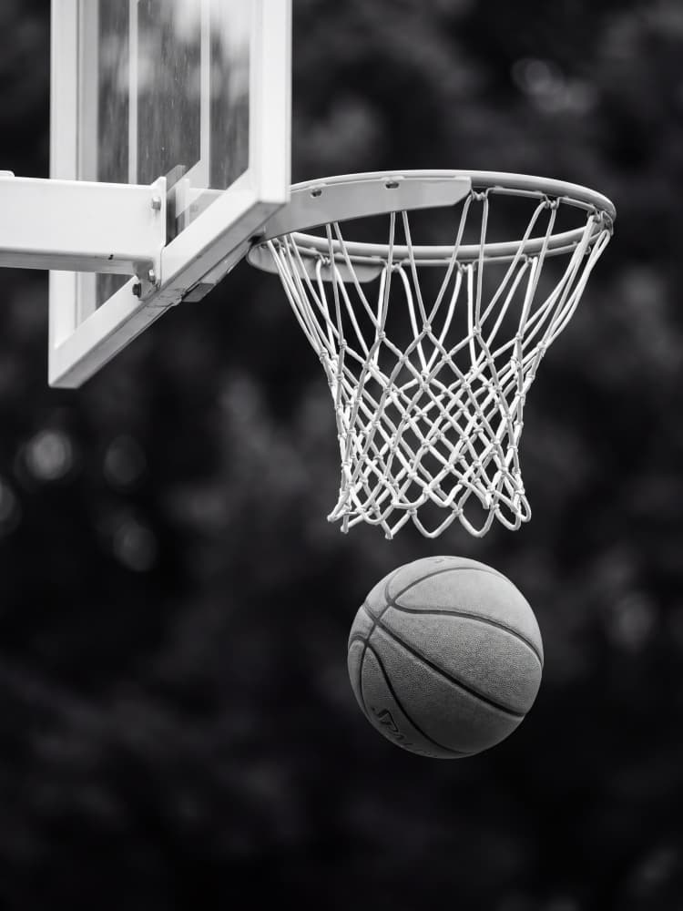 Basketball Hoop Shot by Andreas Magnusson — canvas wall art