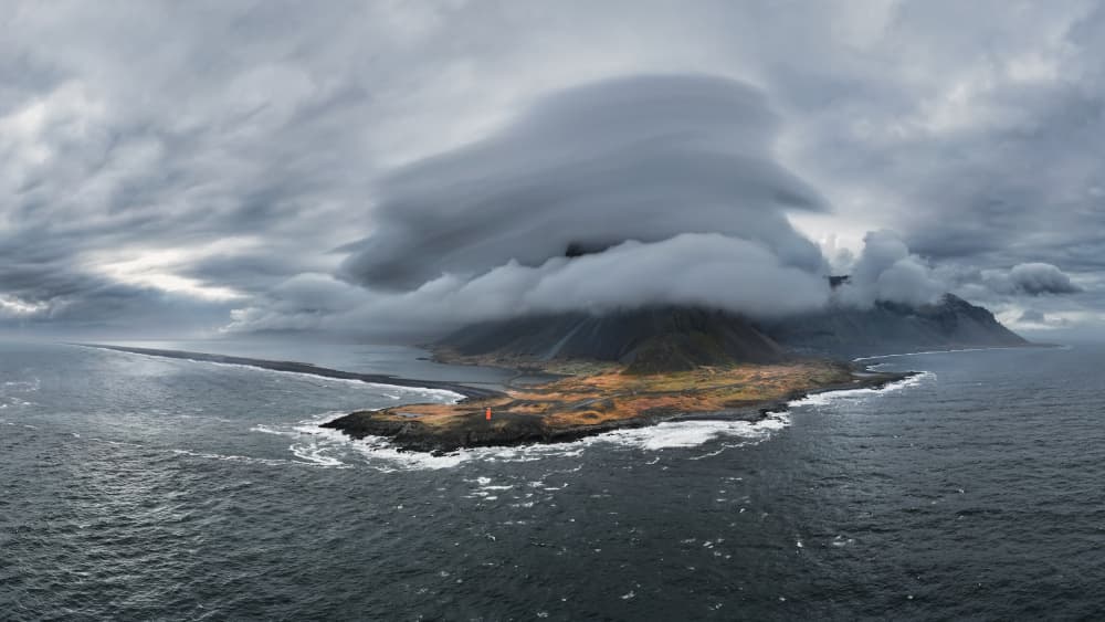 Stormy Island Lighthouse by Jacek Swiercz — canvas wall art