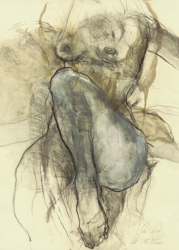 Human Form Study by Ute Rathmann — canvas wall art