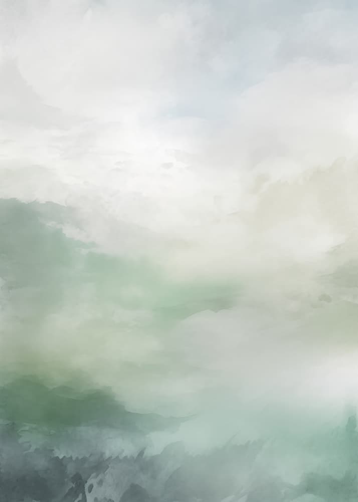 Serene Green Mist by Andreas Magnusson — canvas wall art