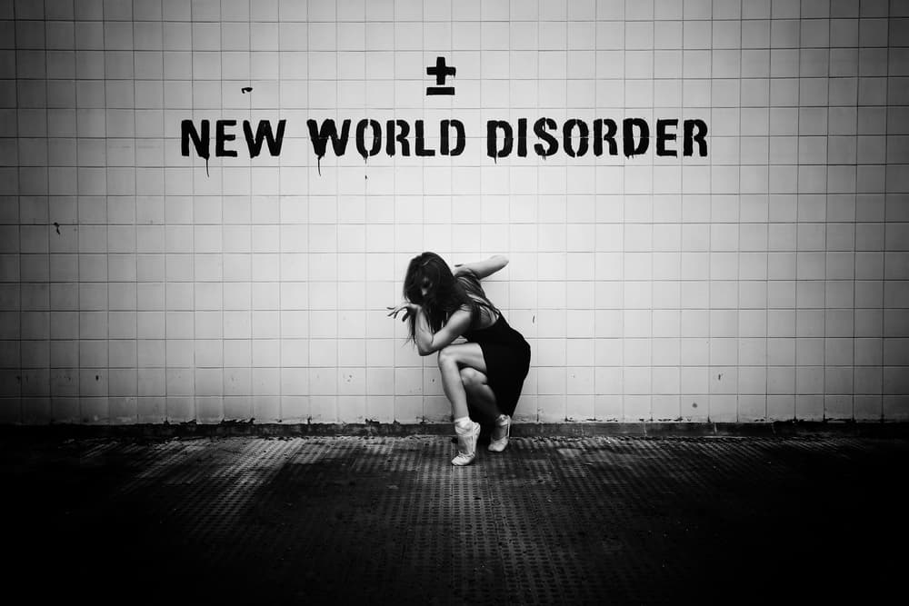 New World Disorder Pose by Paulo Medeiros — canvas wall art