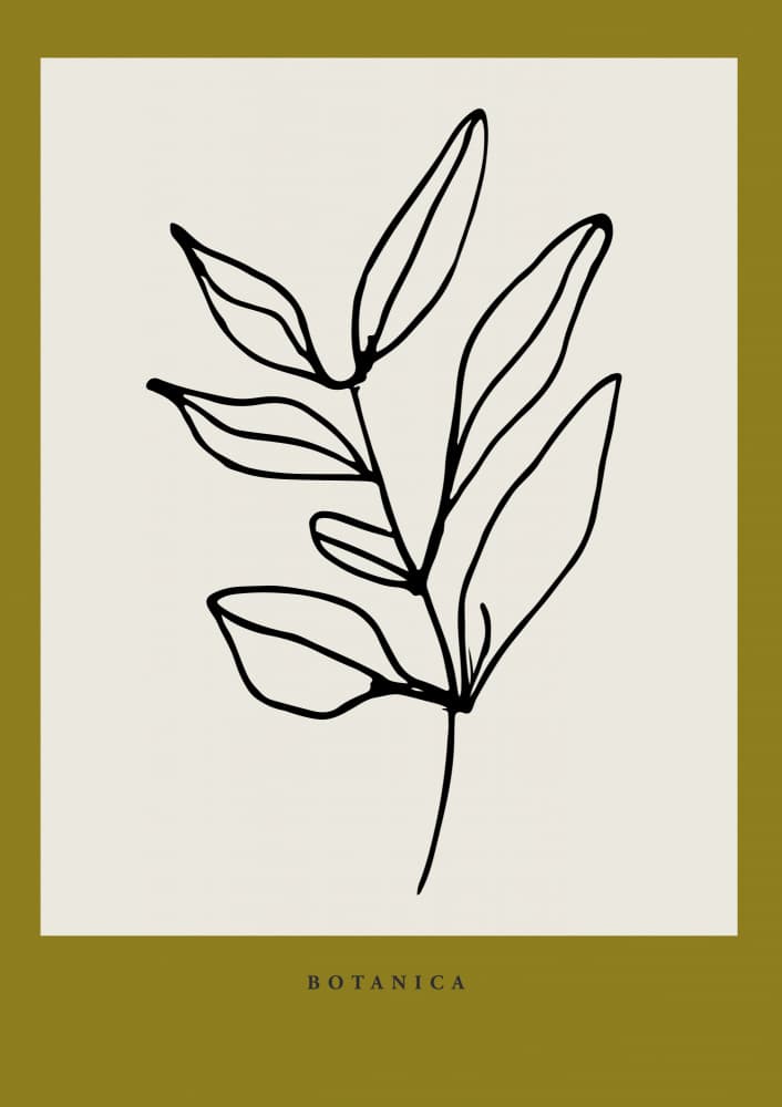 Botanicalineno05 by Treechild — canvas wall art