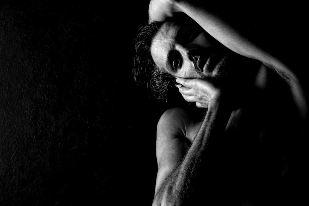Man in Pensive Shadow by Paulo Medeiros — canvas wall art