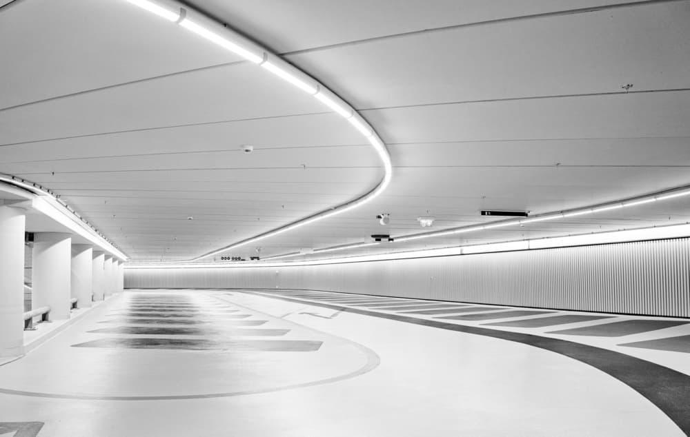 Modern Light Tunnel by Jaap Koer — canvas wall art