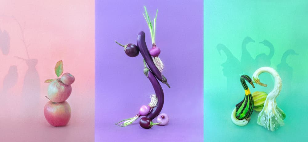 Whimsical Produce Art by Catherine Wang — canvas wall art