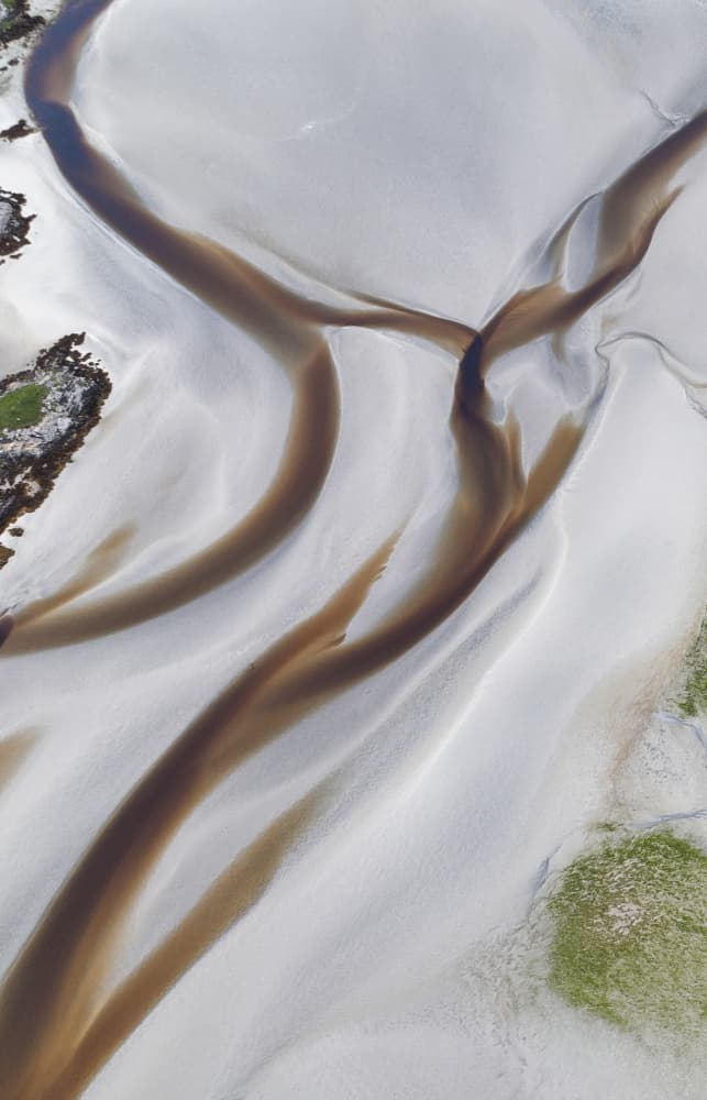 Winding River Delta by Rob Darby — canvas wall art