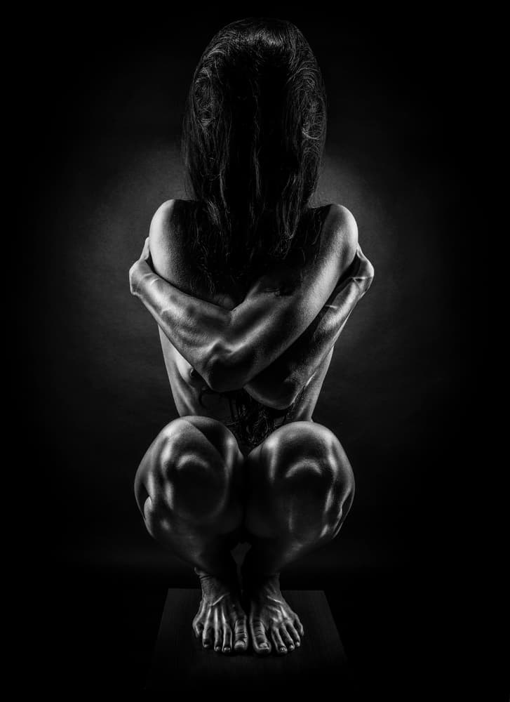 Monochrome Embrace by Jackson Carvalho — canvas wall art