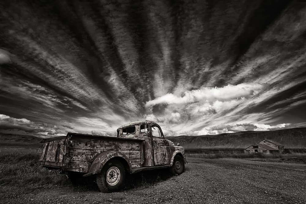 Abandoned Rusty Pickup by Þorsteinn H. Ingibergsson — canvas wall art