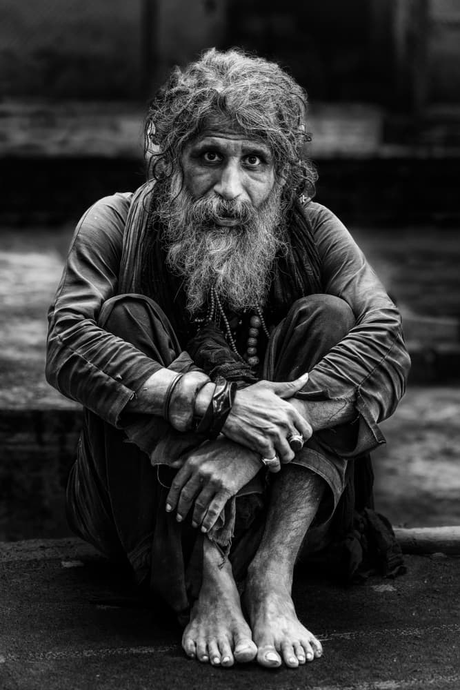 Wise Old Man Gaze by Trevor Cole — canvas wall art