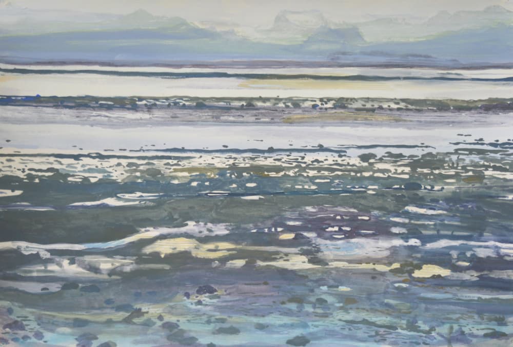 Tranquil Tidal Flats by Karin Bos — canvas wall art