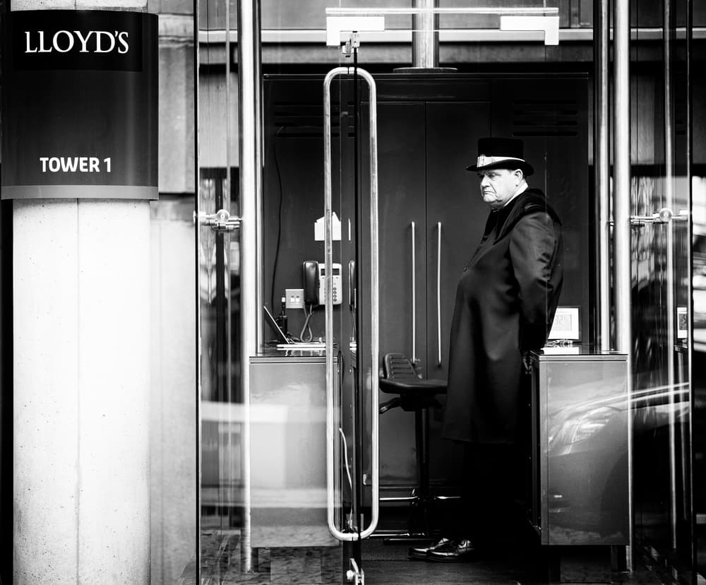 Elegant City Doorman by Julien Oncete — canvas wall art