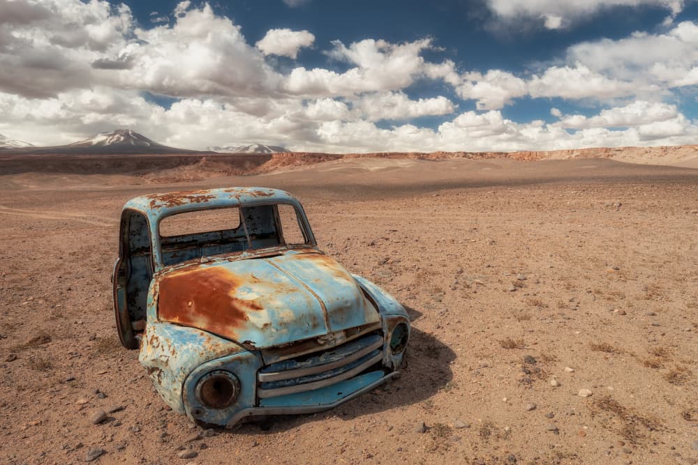 Rusty Desert Truck by Adhemar Duro — canvas wall art