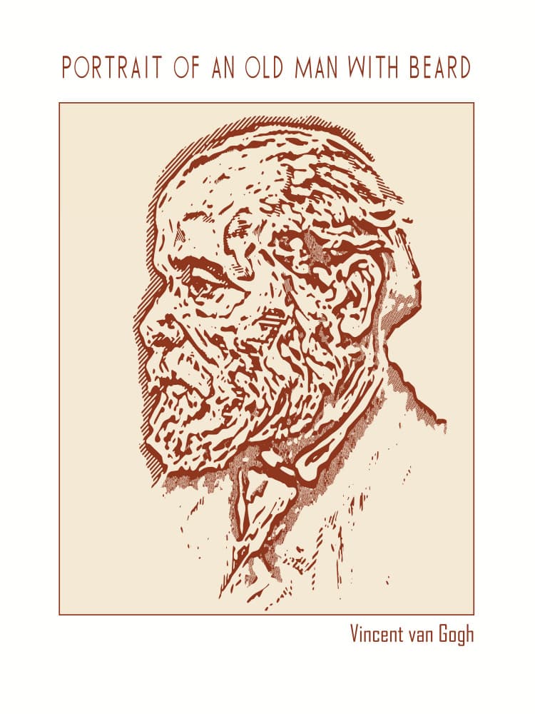 Old Man With Beard by Doa Project — canvas wall art