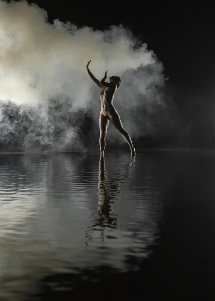 Ethereal Nude Reflection by Leszek Paradowski — canvas wall art