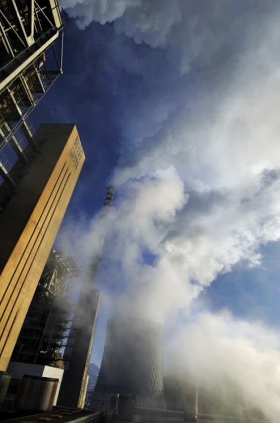 Industrial Power Plant Steam by Jure Kravanja — canvas wall art