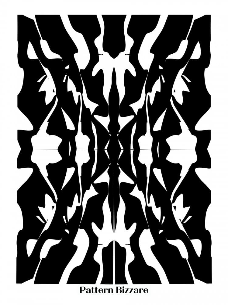 Dynamic Symmetric Abstract by Little Dean — canvas wall art