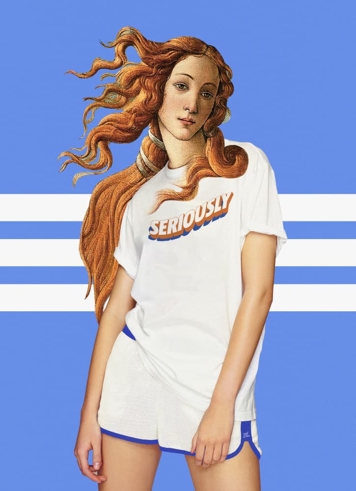 Seriously Pop Art Venus by Paste in Place — canvas wall art