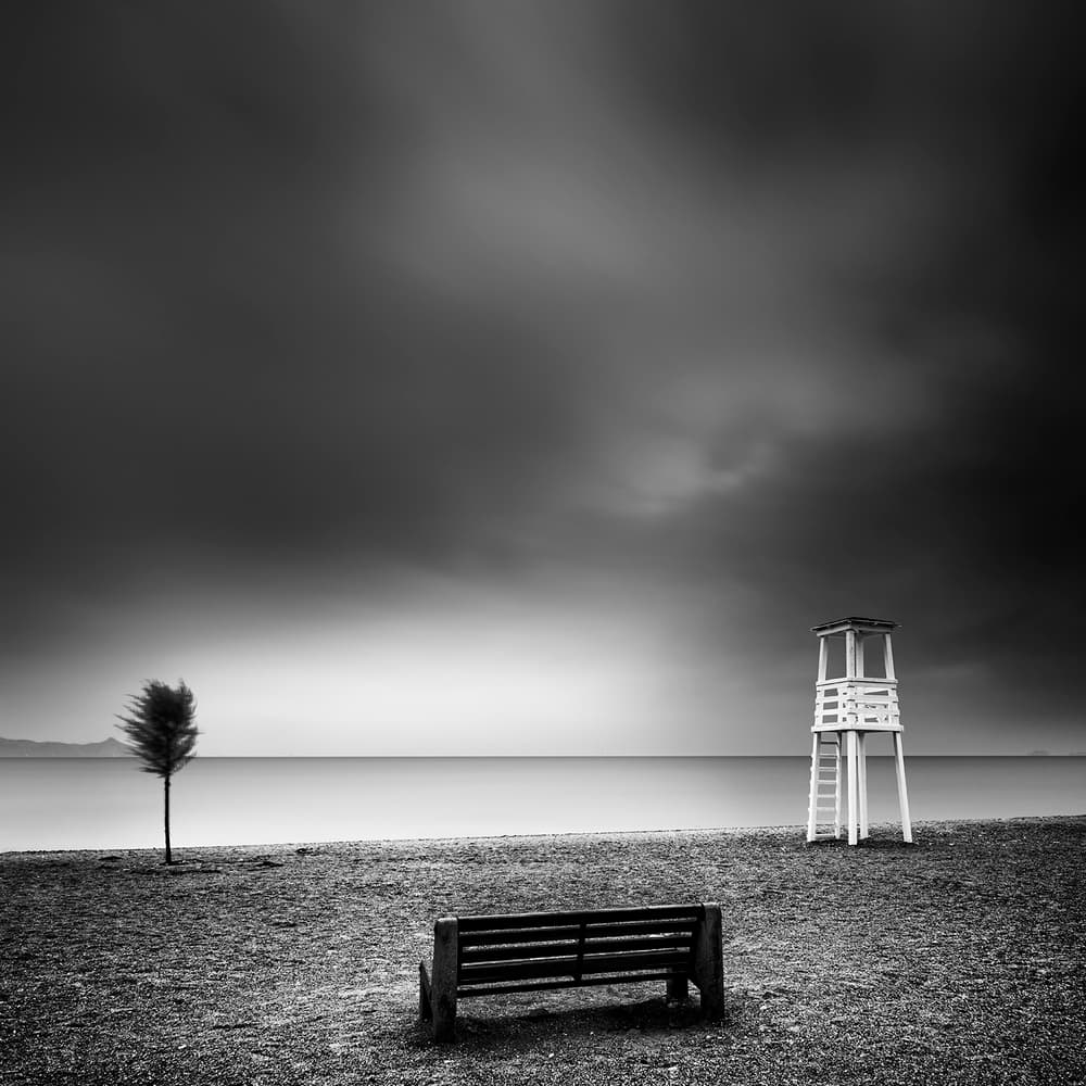 Moody Beach Lifeguard Tower by George Digalakis — canvas wall art