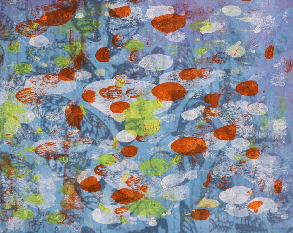 Vibrant Fluid Pattern by Santhosh ch — canvas wall art