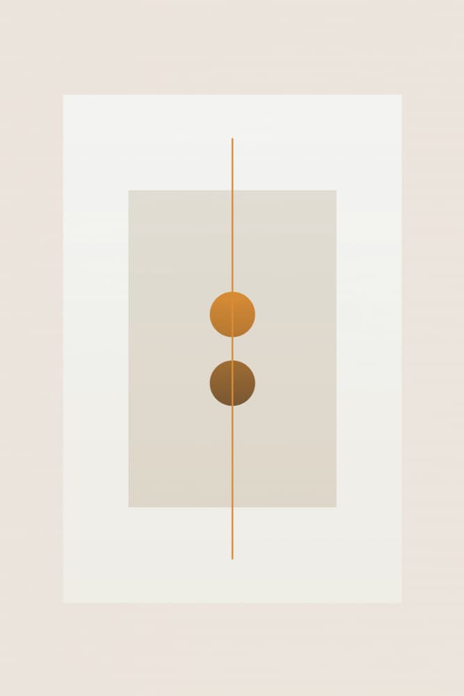 Dual Balance Harmony by THE MIUUS STUDIO — canvas wall art
