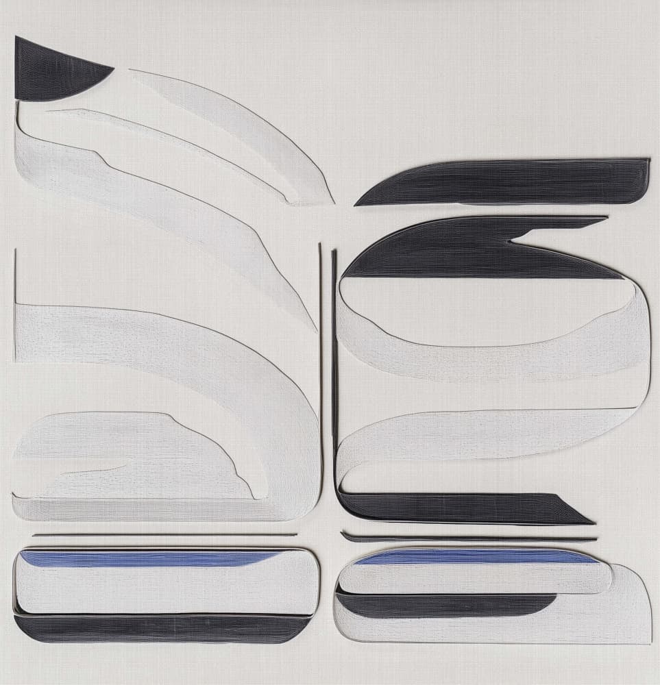 Modern Abstract Shapes by Alma — canvas wall art