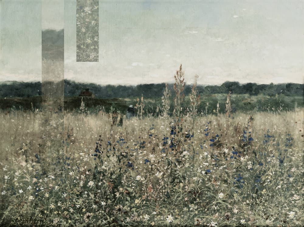 Summer Wildflower Meadow by The Art Concept — canvas wall art