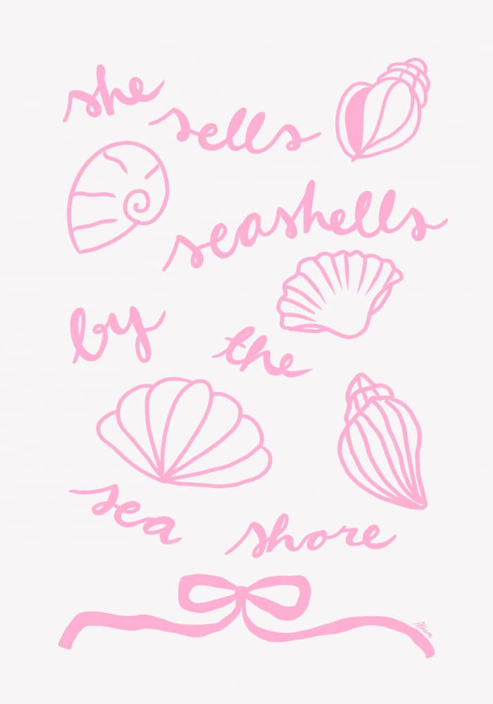 She Sells Seashells by Athene Fritsch — canvas wall art