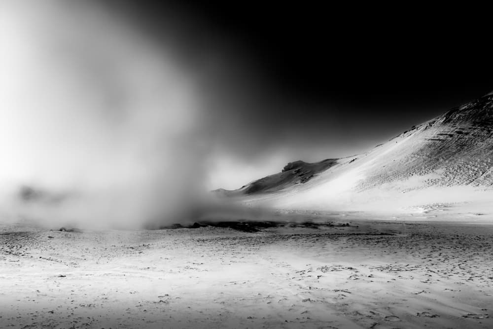 Geothermal Winter Landscape by Angelika Vogel — canvas wall art