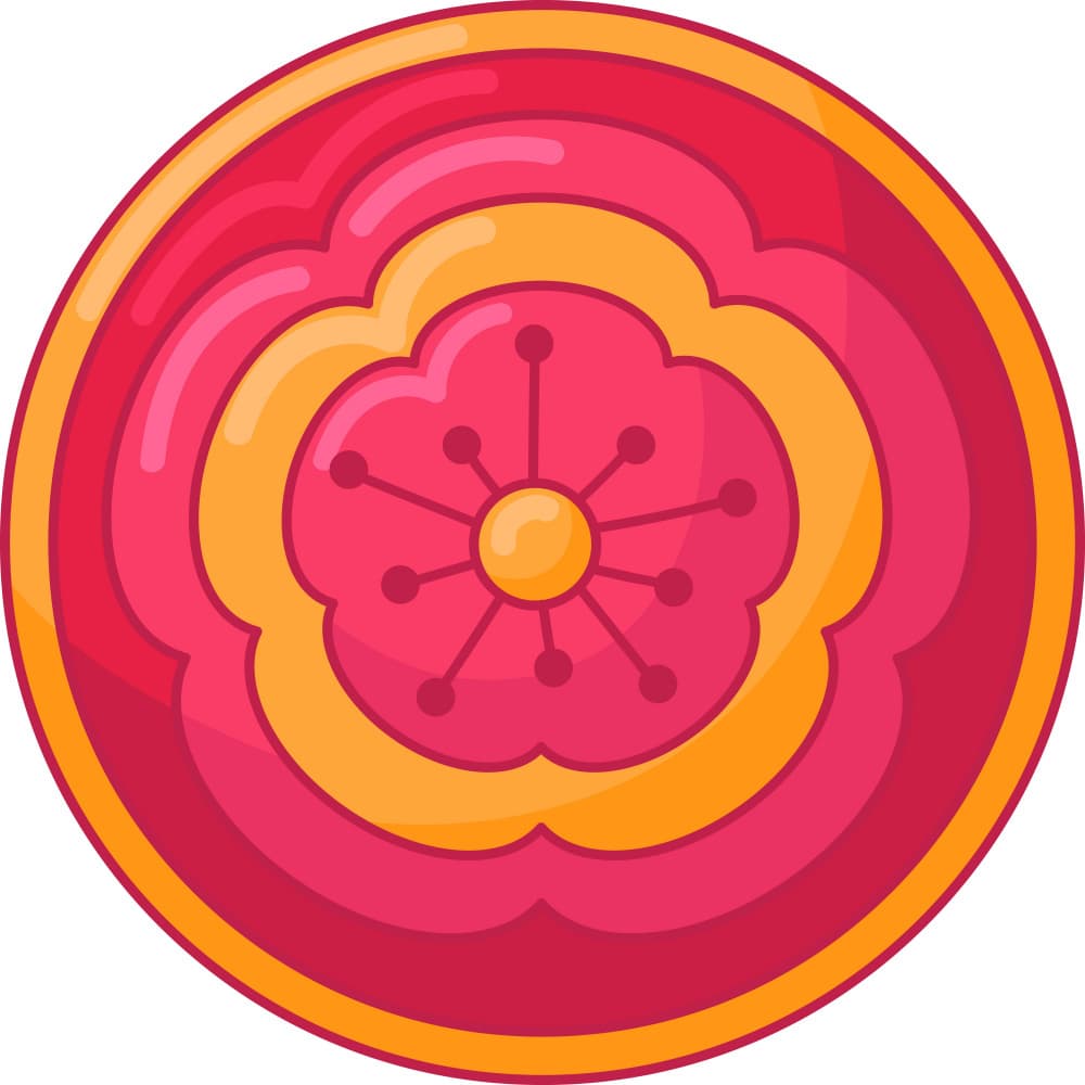 Pink Orange Blossom by Marika Barsrsind β canvas wall art