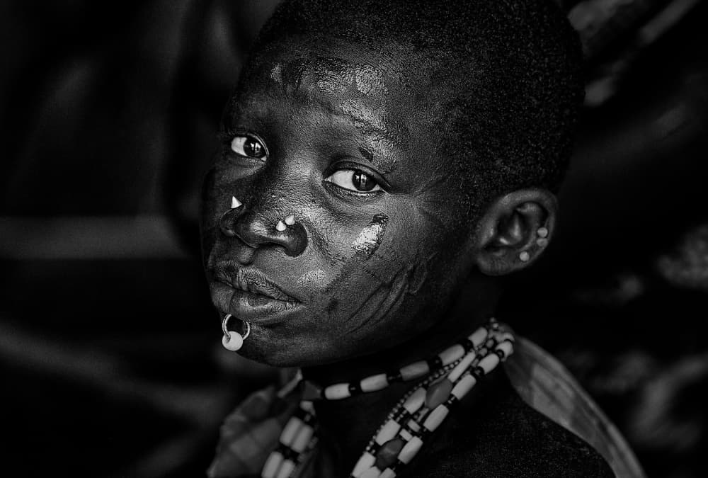 Young African Gaze by Joxe Inazio Kuesta Garmendia — canvas wall art