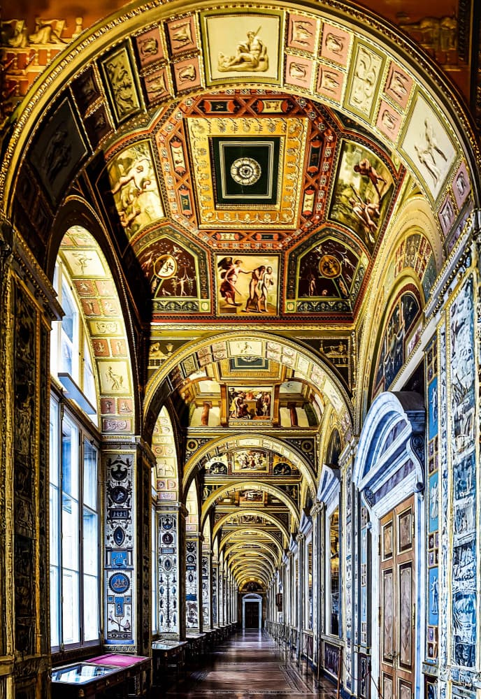 Grand Museum Hallway by Arnon Orbach — canvas wall art