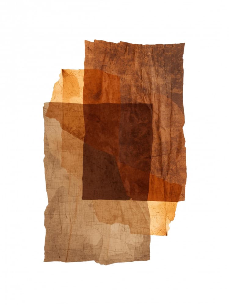 Layered Earth Tones by Ohkimiko — canvas wall art