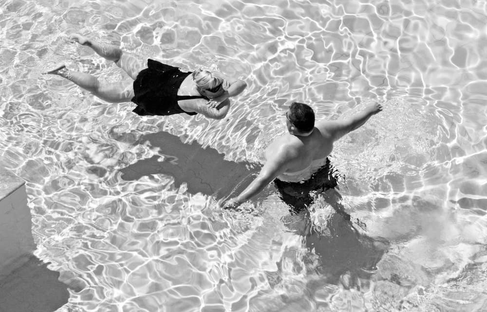 Relaxed Pool Day by Dieter Matthes — canvas wall art