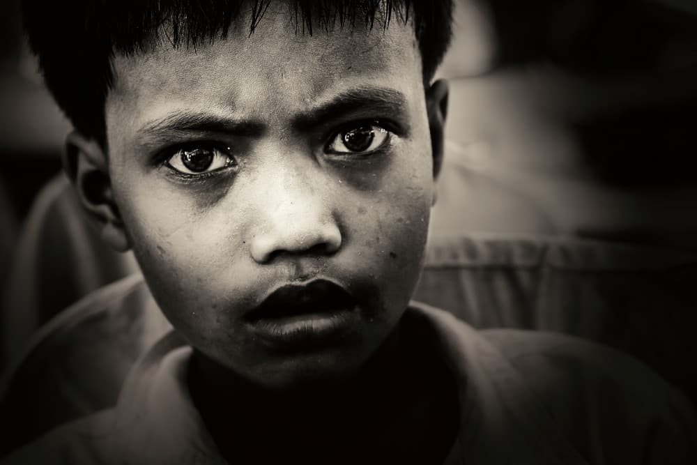 Young Boy's Gaze by Gloria Staffa — canvas wall art