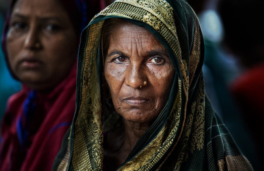 Elder Woman's Gaze by Joxe Inazio Kuesta Garmendia — canvas wall art