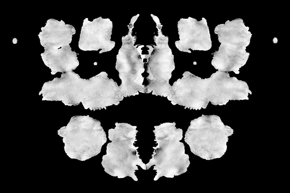 Rorschach Style Inkblot by amini54 — canvas wall art