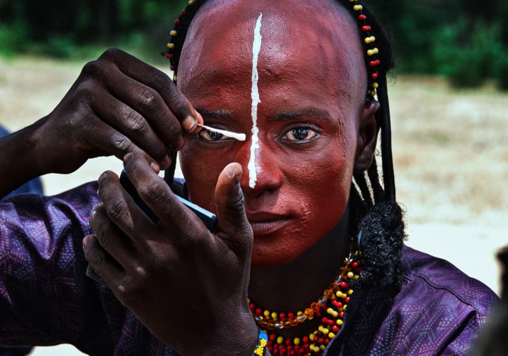 Cultural Face Artistry by Joxe Inazio Kuesta Garmendia — canvas wall art
