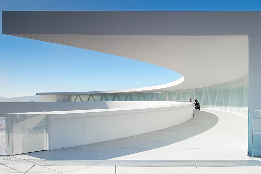 Modern White Curves by Santiago Pascual Buye — canvas wall art