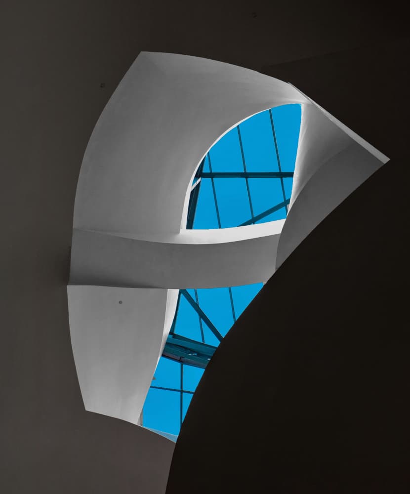Modern Curved Skylight by Arnon Orbach — canvas wall art