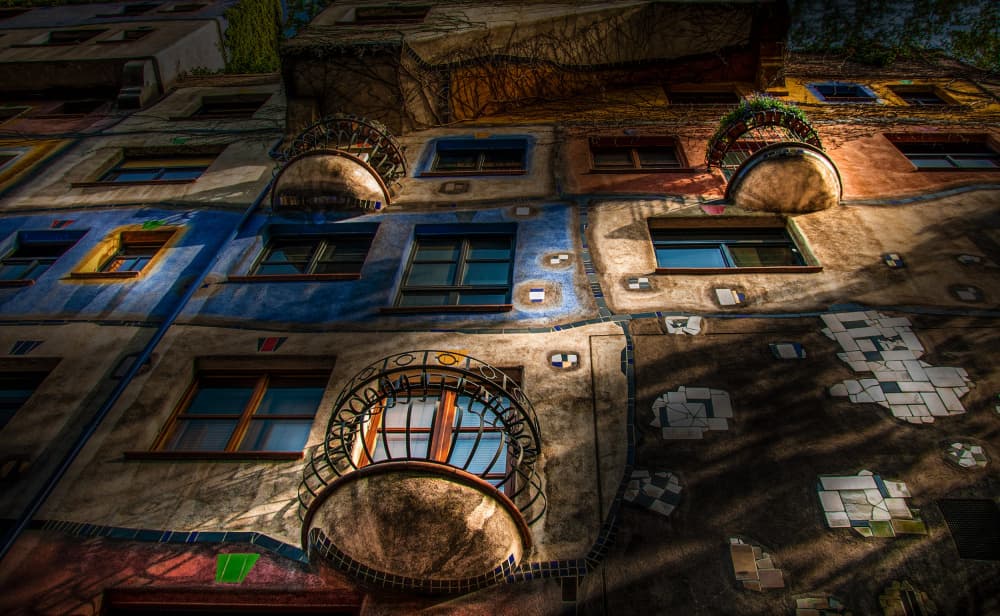 Colorful Whimsical Architecture by Stephan Rückert — canvas wall art