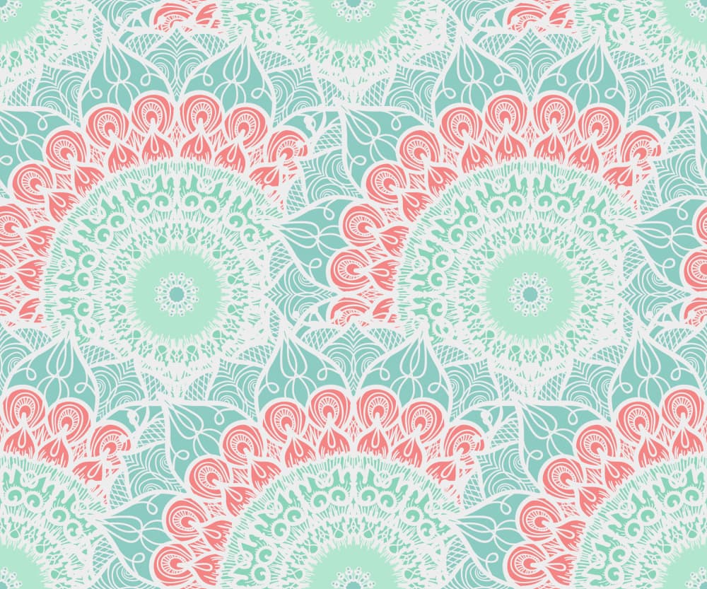 Bohemian Floral Mandalas by Marika Barsrsind β canvas wall art