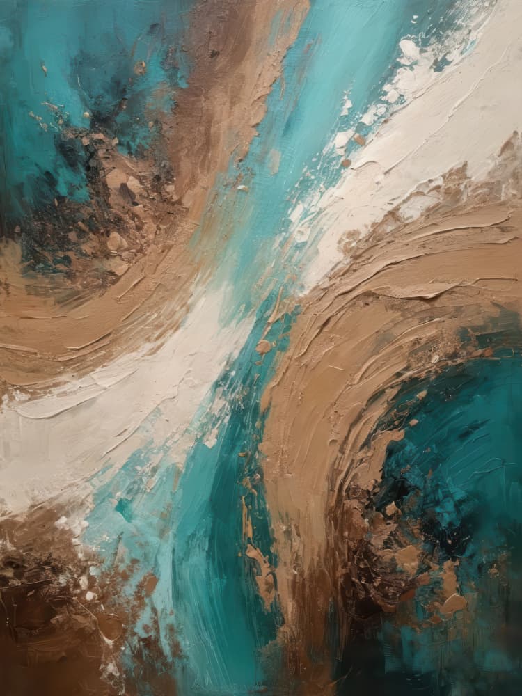Flowing Abstract Textures by Alpenglow Workshop — canvas wall art