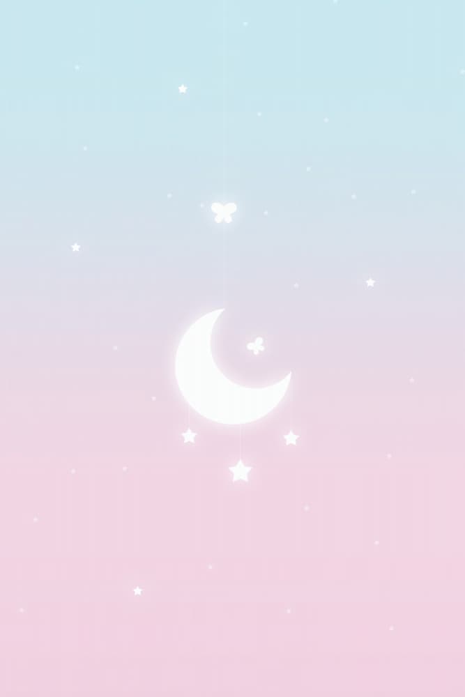 Pink Blue Moon Dream by Xuan Thai — canvas wall art