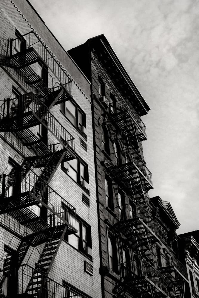 New York City Fire Escapes 05 by Rikard Martin — canvas wall art