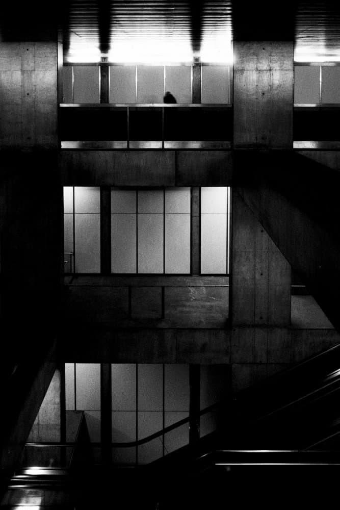 Urban Light Silhouette by Paulo Abrantes — canvas wall art