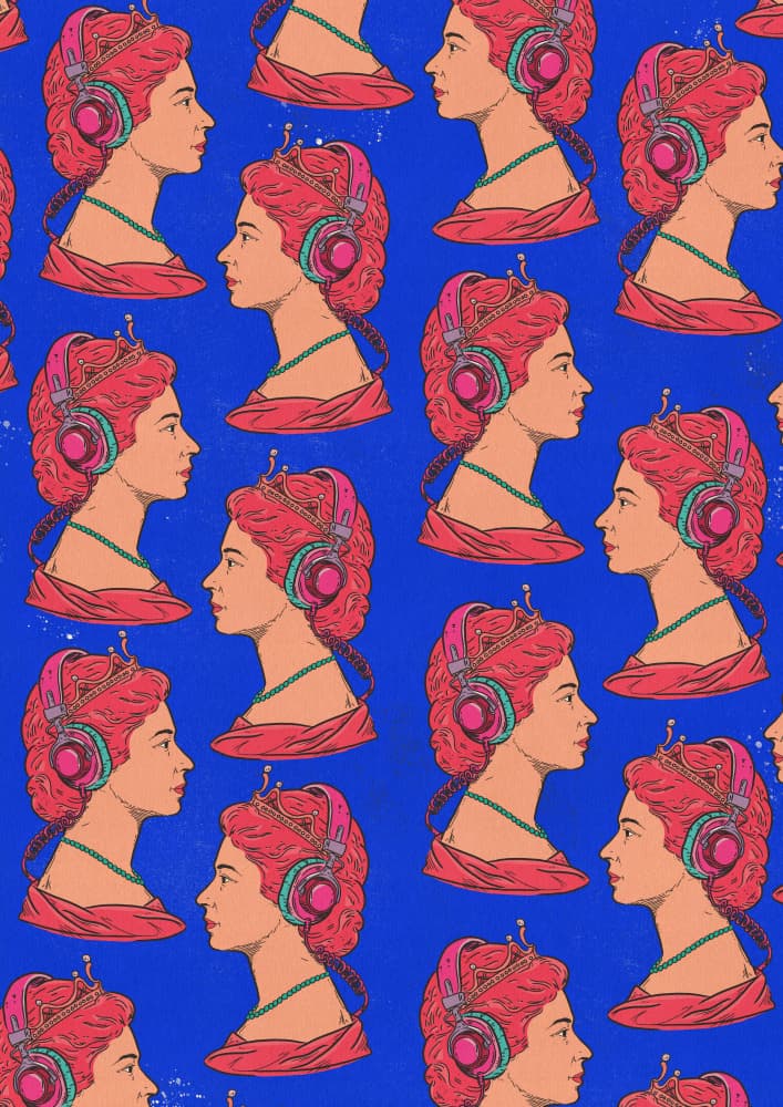 Pop Art Queen by Nicholas — canvas wall art